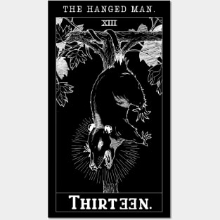 The Hanged Possum (White) Posters and Art
